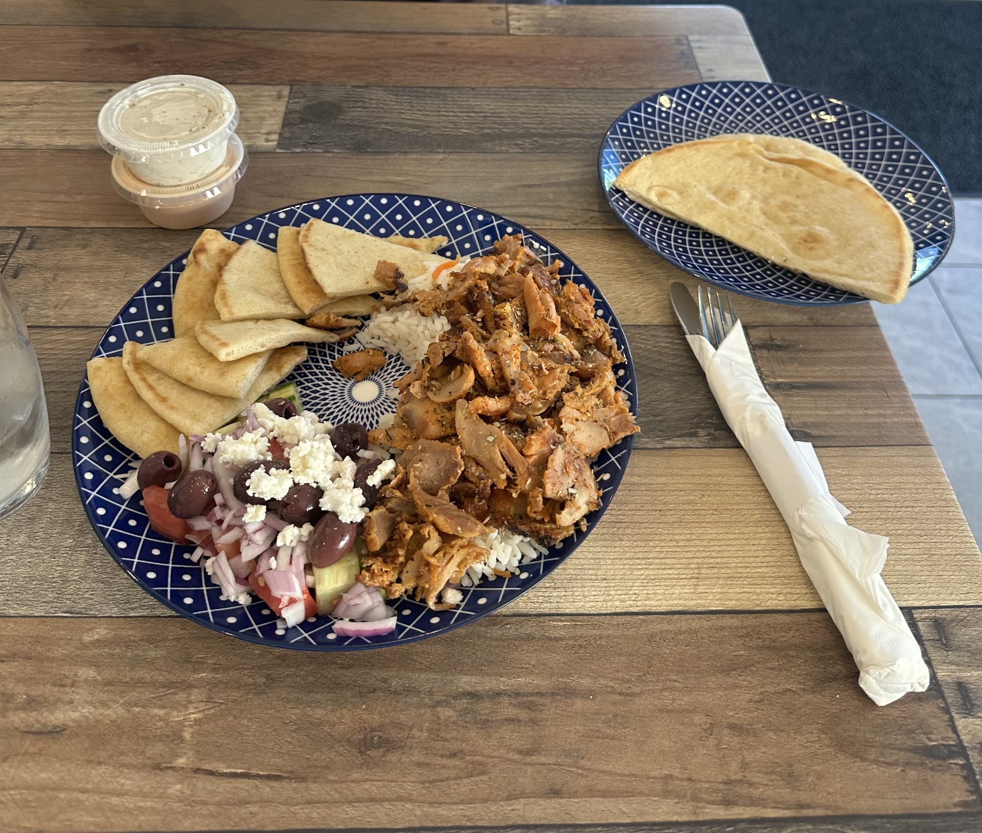 A generous Greek Korner gyro bowl
